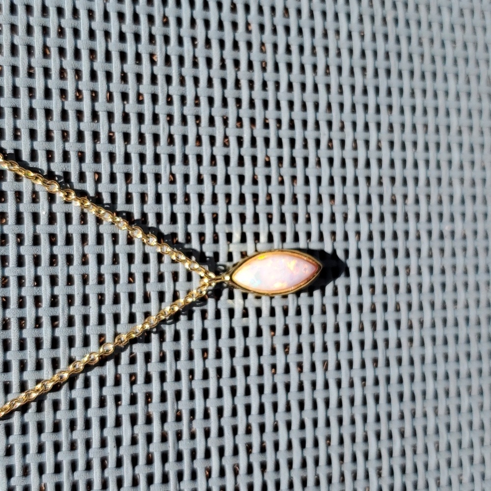 GORJANA Opal gold over silver necklace